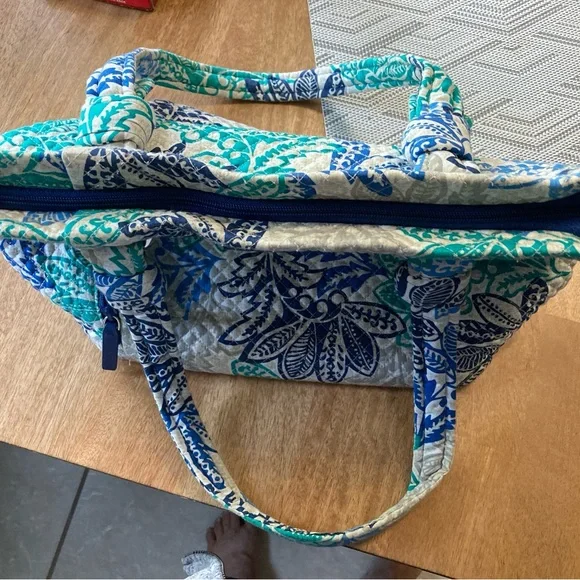 Vera Bradley Women's Cotton Santiago Tote Bag - Picture 6 of 8